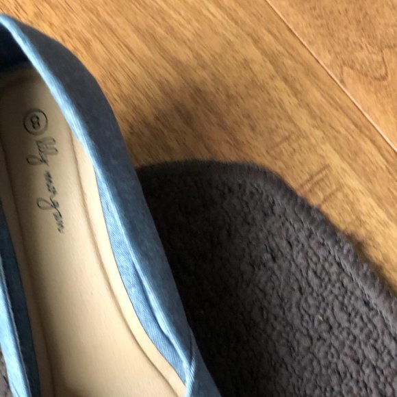 Blue chambray espadrille - Picture 3 of 6